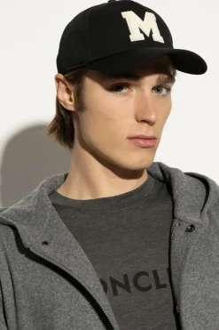 Moncler CZARNY Czapka z daszkiem