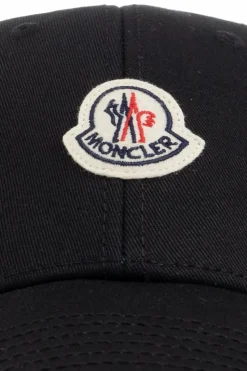 Moncler CZARNY Czapka z daszkiem