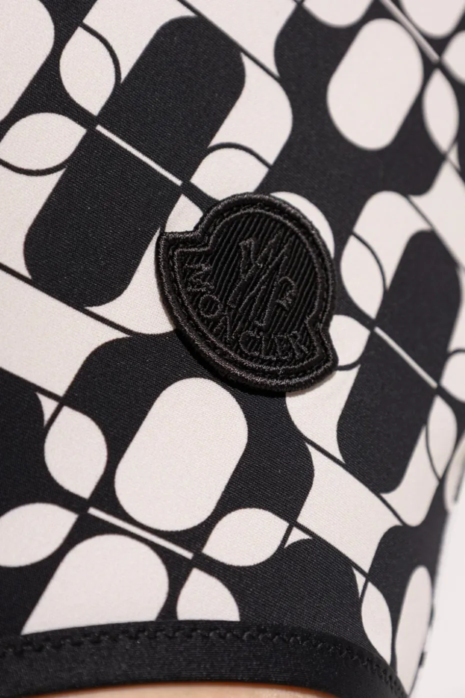 Moncler CZARNY Jednoczęściowy kostium kąpielowy