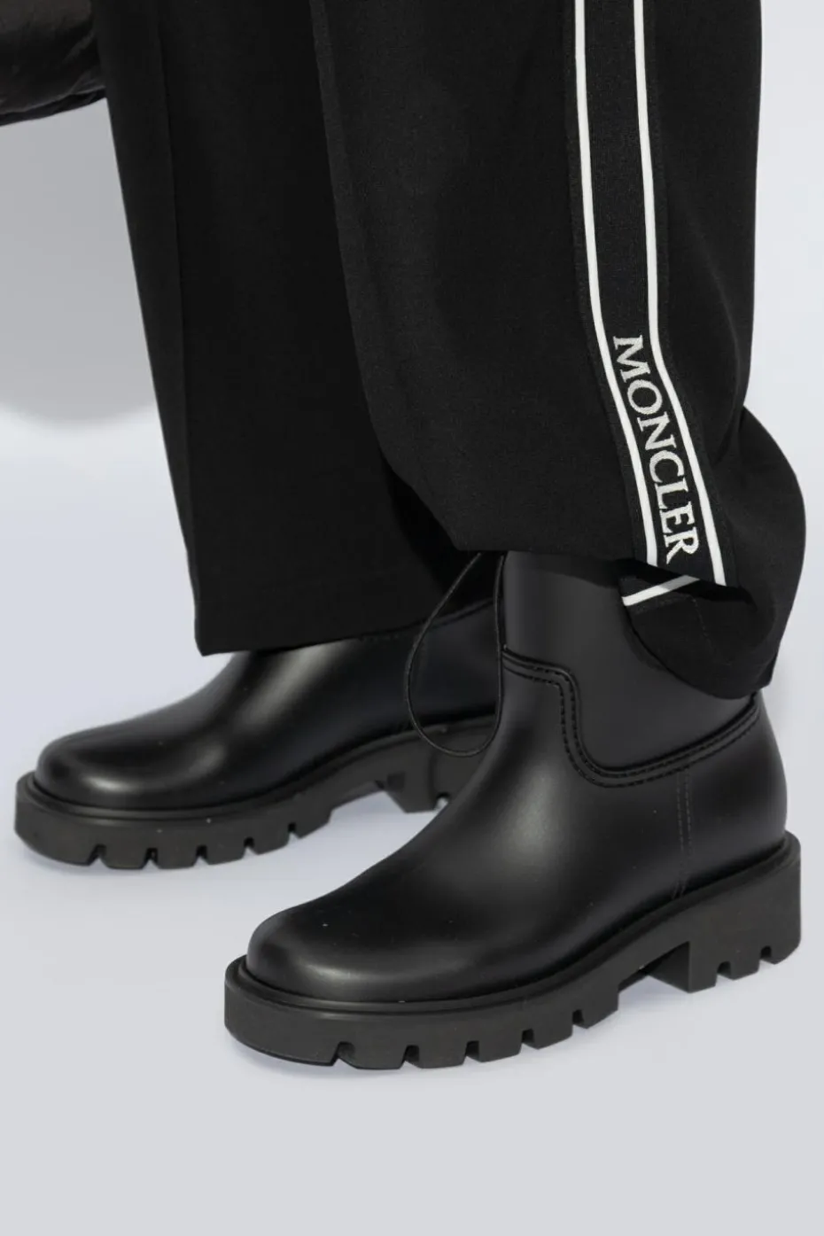 Moncler CZARNY Kalosze `Kickstream`