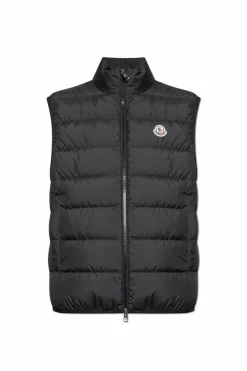 Moncler CZARNY Kamizelka puchowa `Contrin`