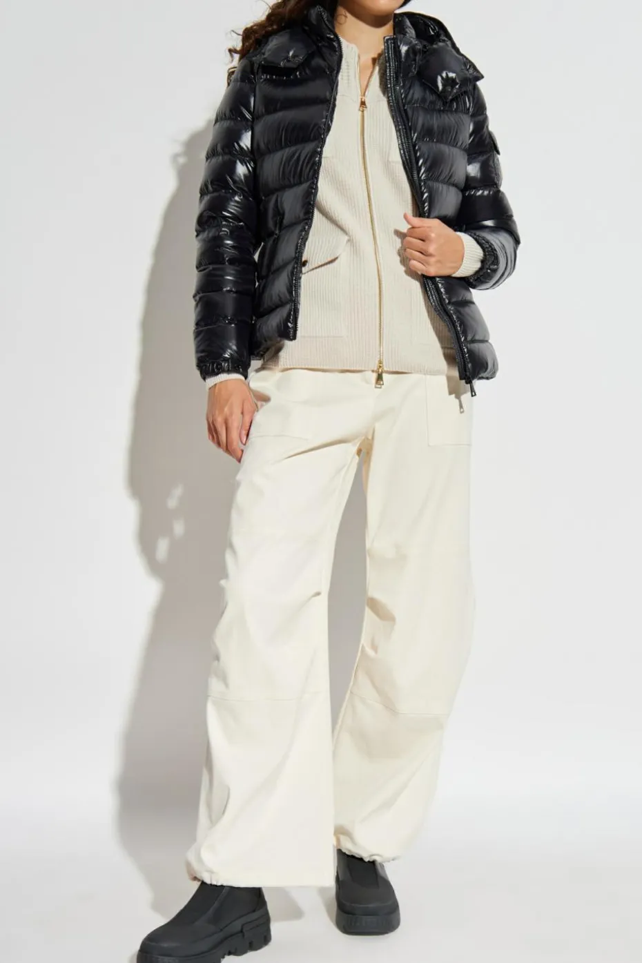 Moncler CZARNY Kurtka puchowa `Bady`