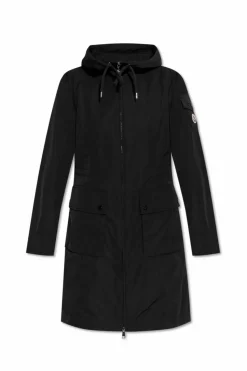 Moncler CZARNY Parka `Laerte`