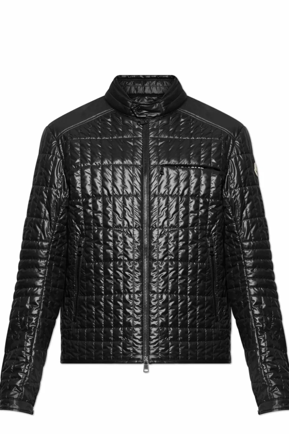 Moncler CZARNY Pikowana kurtka `Lasne`
