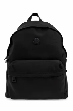 Moncler CZARNY Plecak z logo