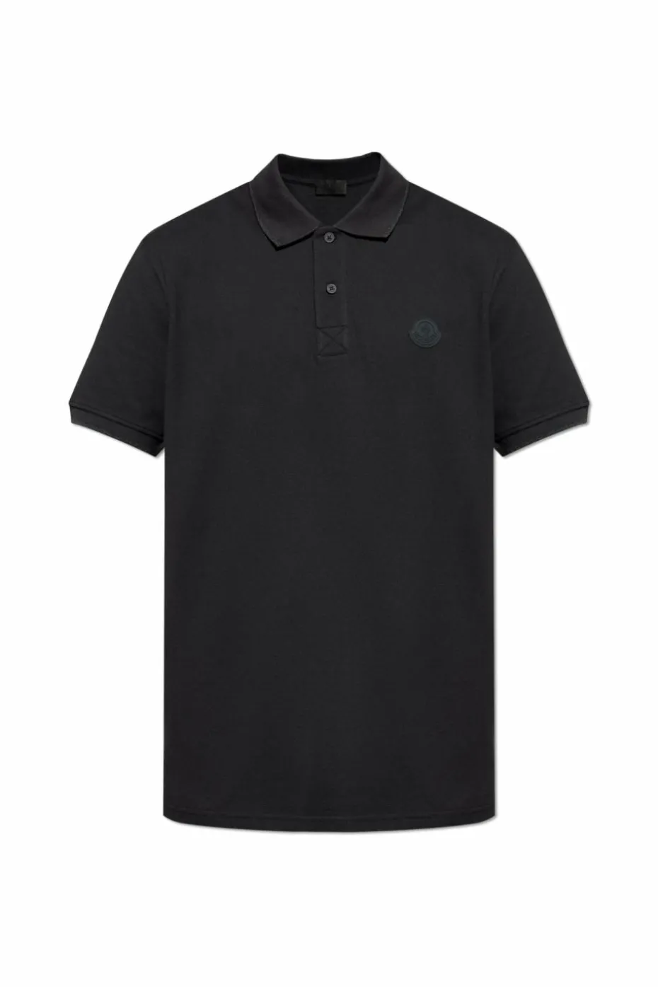 Moncler CZARNY Polo z logo