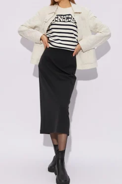 Moncler CZARNY Spódnica z logo
