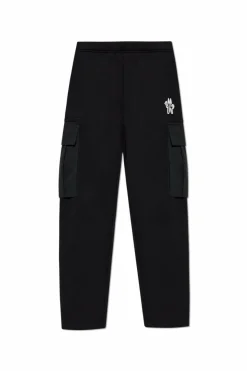 Moncler CZARNY Spodnie dresowe typu `cargo`