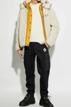 Moncler CZARNY Spodnie dresowe typu `cargo`