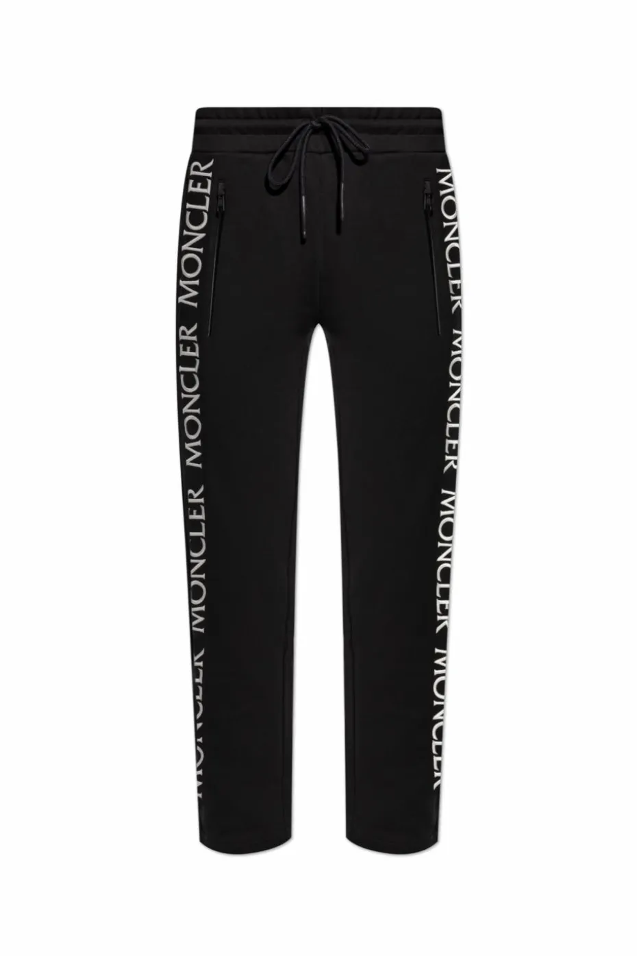 Moncler CZARNY Spodnie dresowe z logo