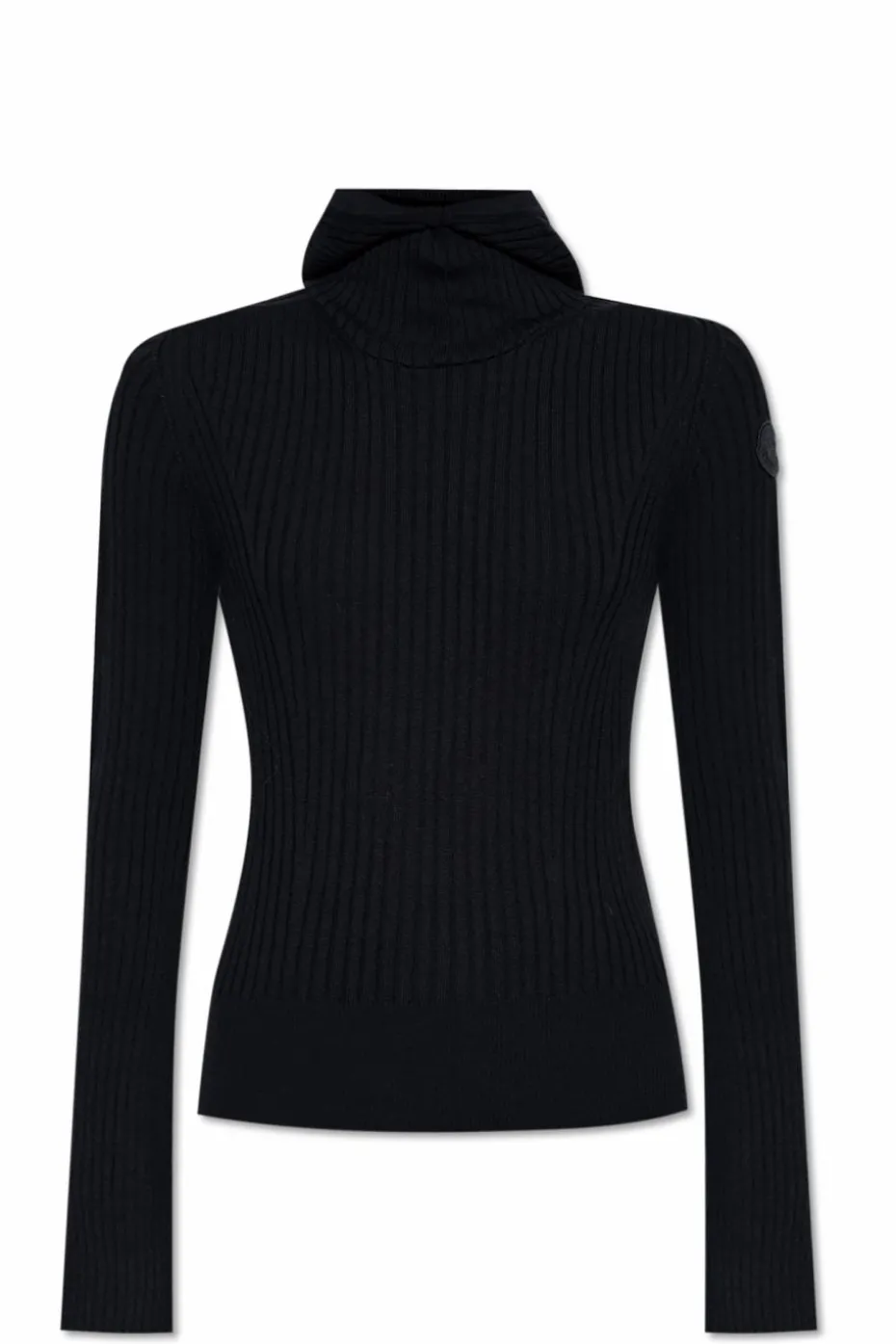 Moncler CZARNY Sweter z kapturem