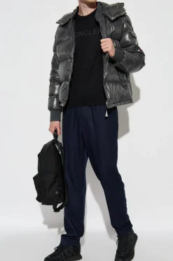 Moncler CZARNY Sweter z logo