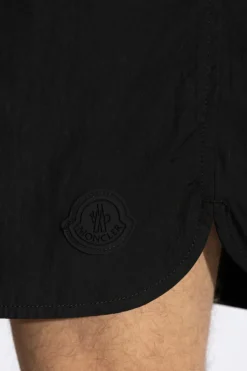 Moncler CZARNY Szorty kąpielowe