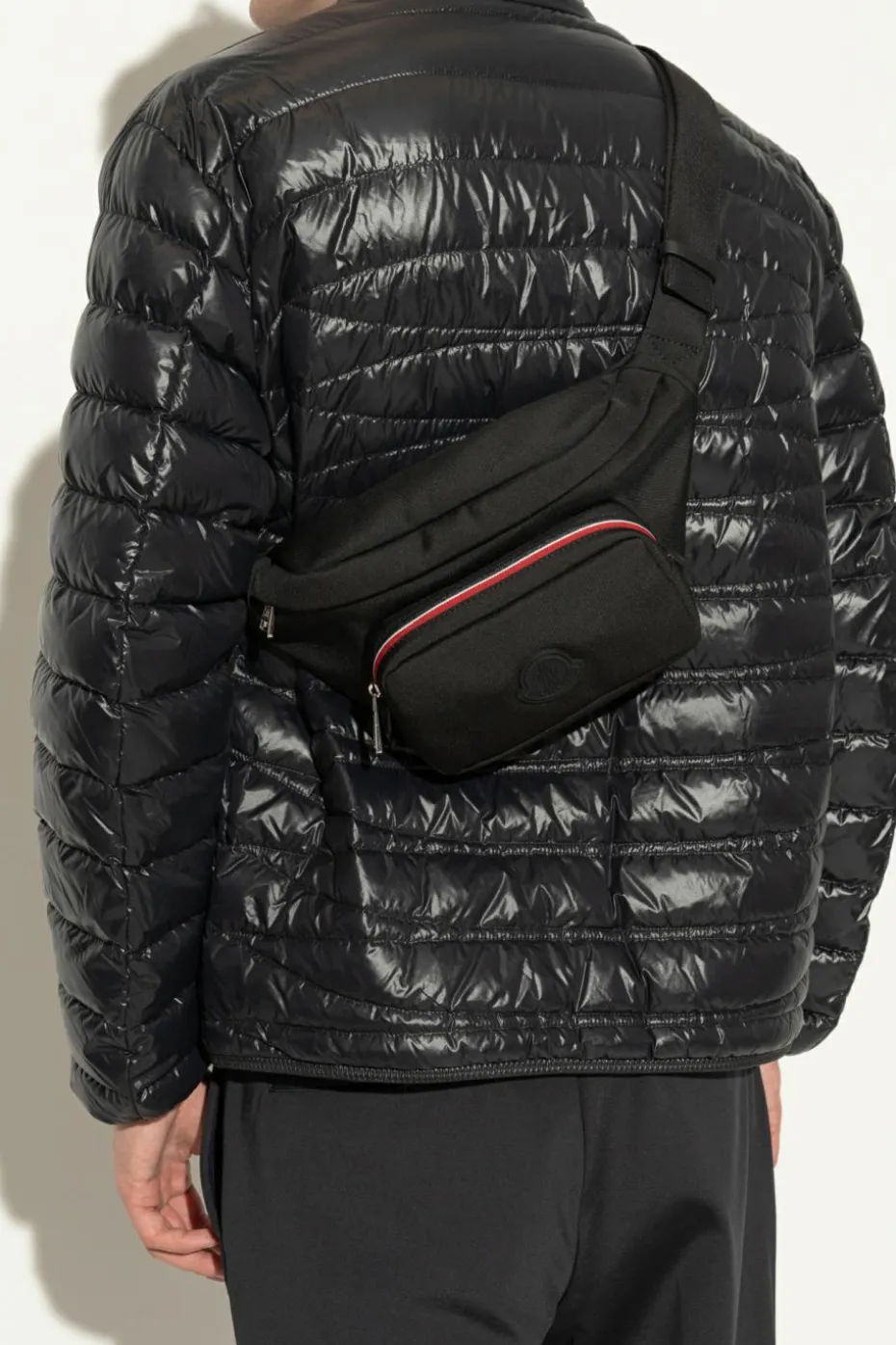 Moncler CZARNY Torba na pas `Durance`