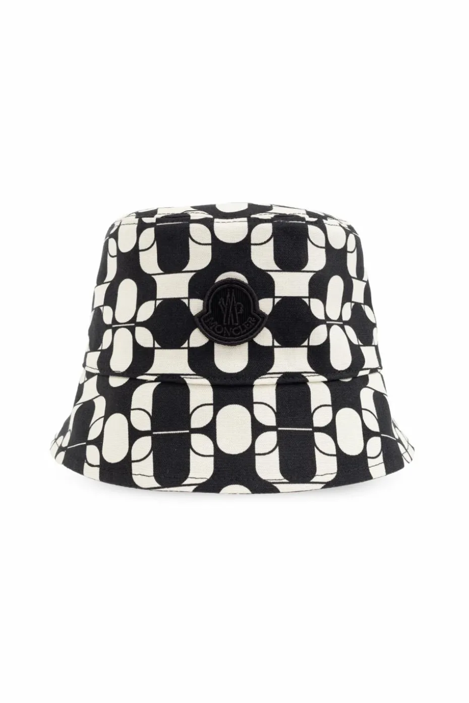 Moncler CZARNY Wzorzysty kapelusz