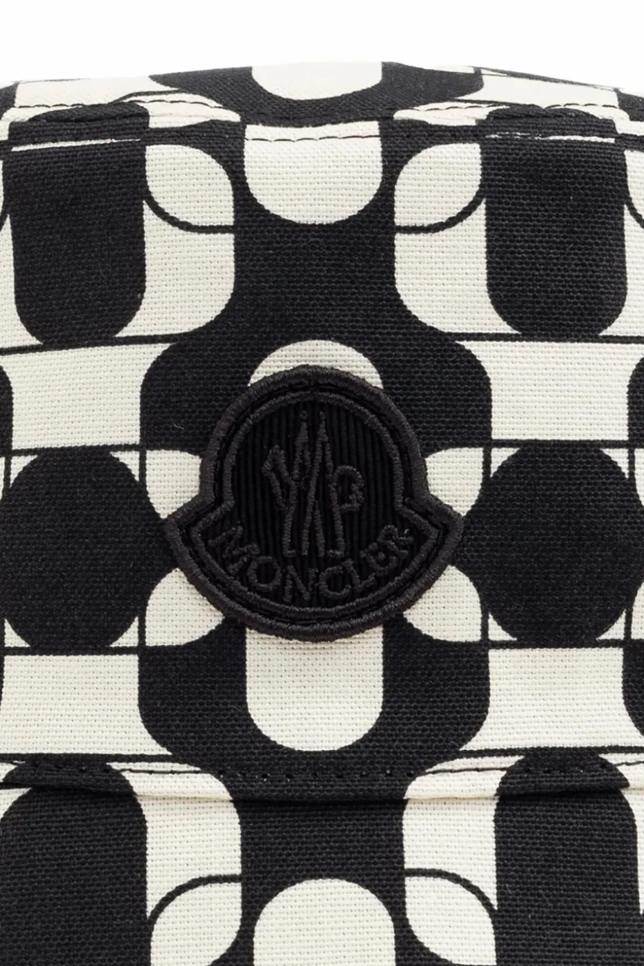 Moncler CZARNY Wzorzysty kapelusz