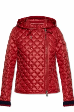 Moncler CZERWONY Puchowa kurtka `Corbelin`