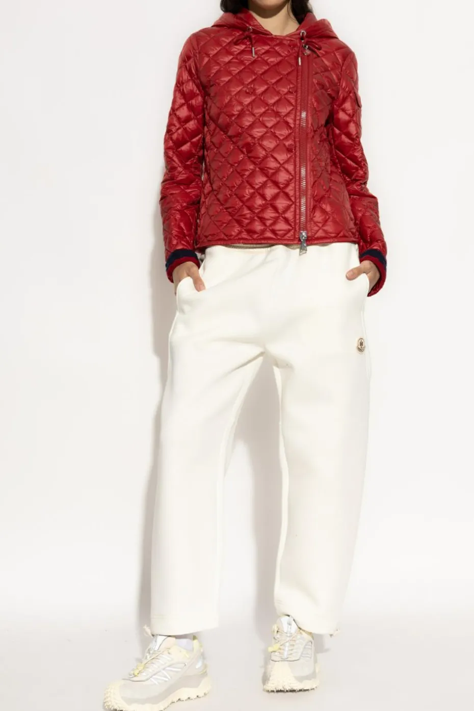 Moncler CZERWONY Puchowa kurtka `Corbelin`