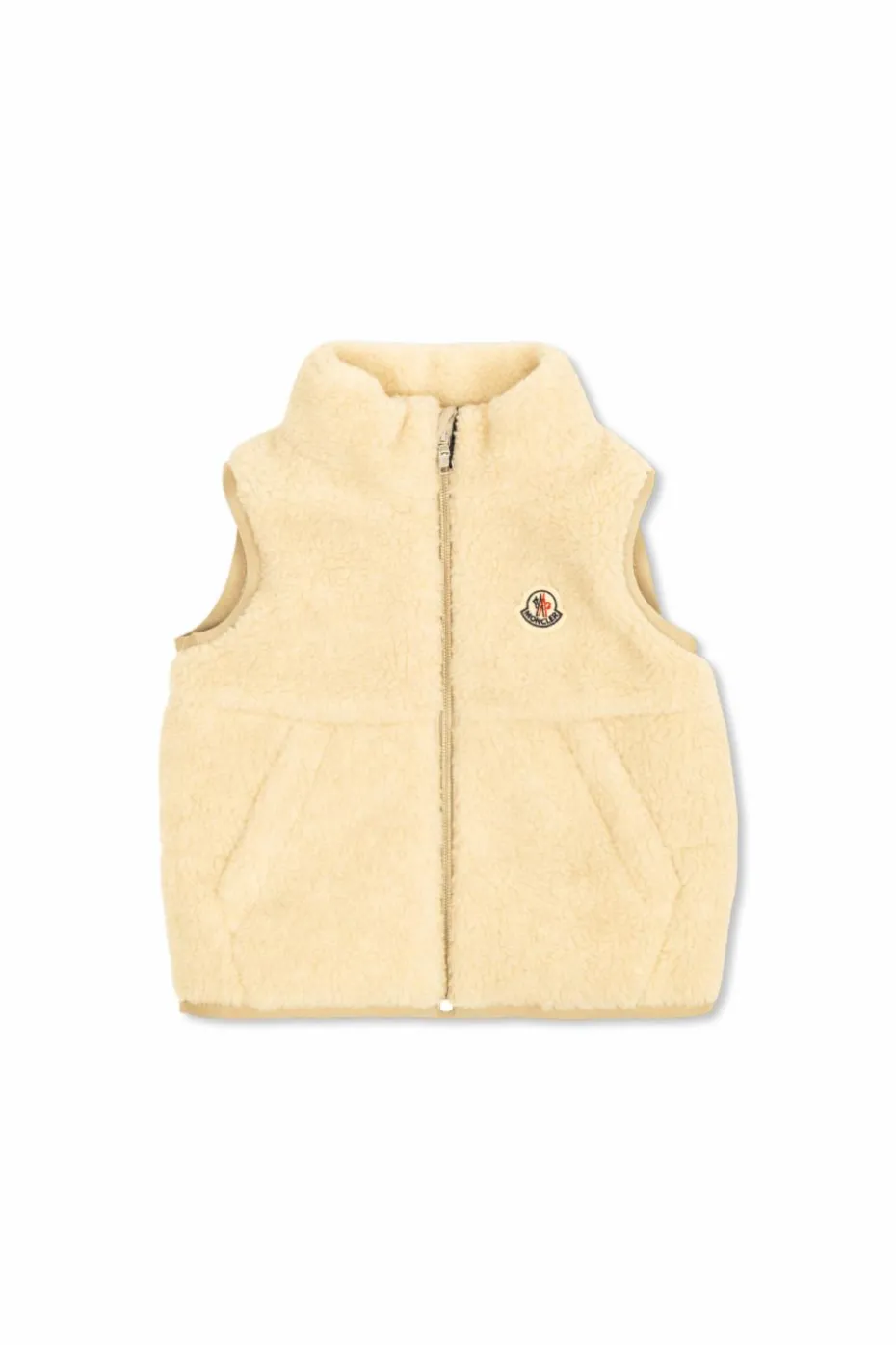 Moncler Enfant beżowy Kamizelka puchowa `Ernst`