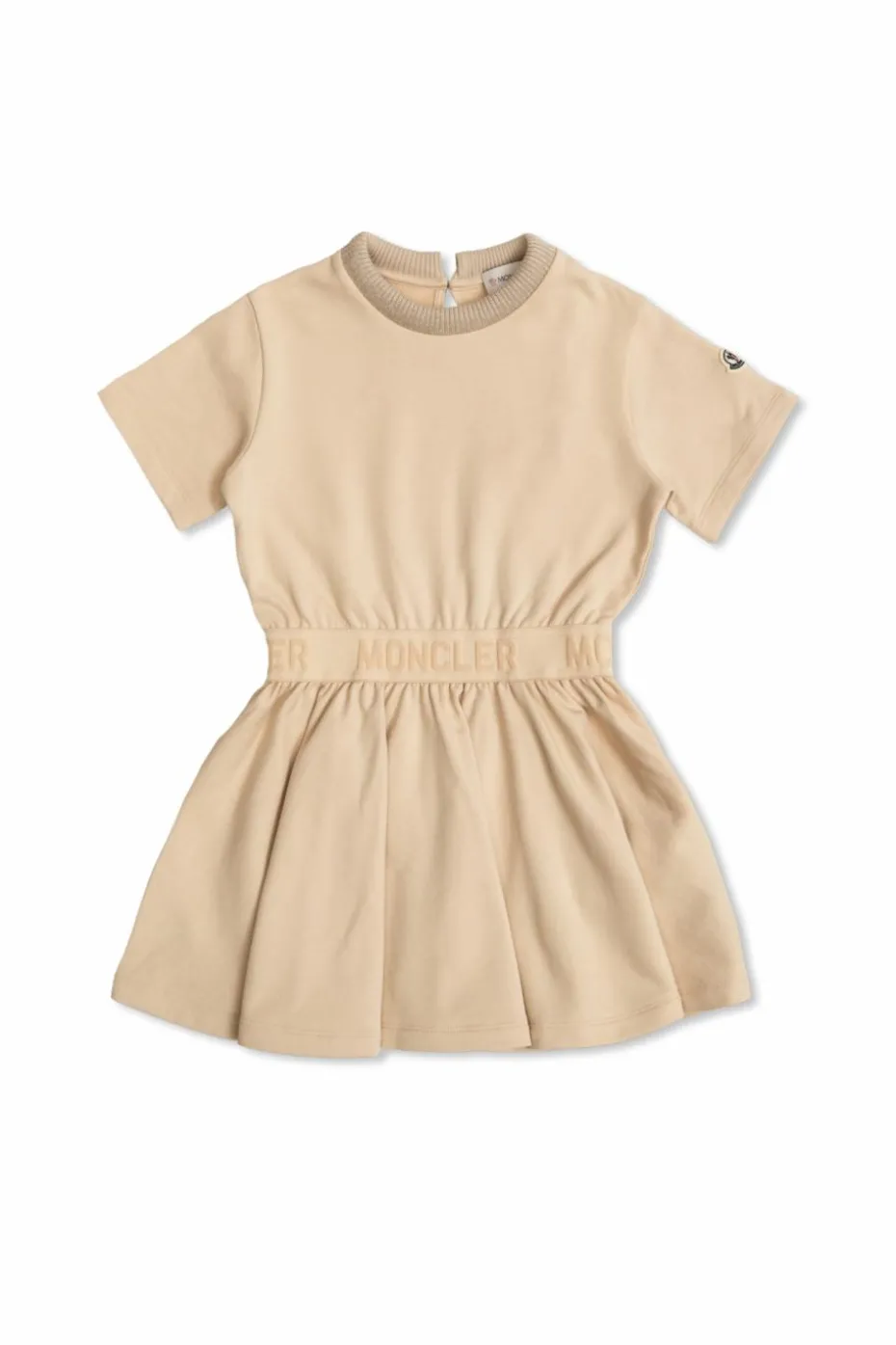 Moncler Enfant beżowy Sukienka z logo