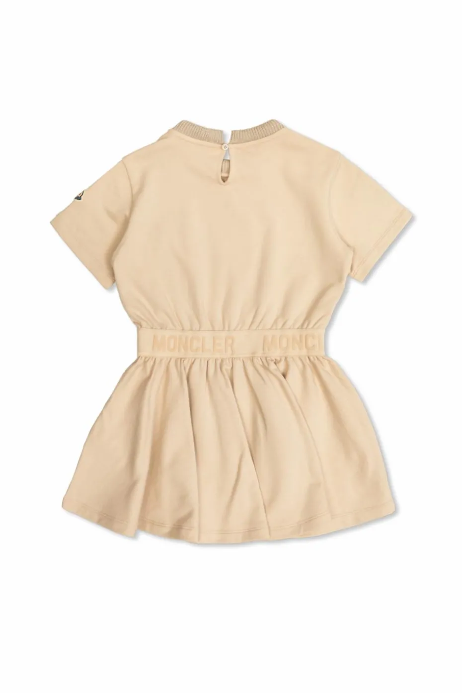 Moncler Enfant beżowy Sukienka z logo
