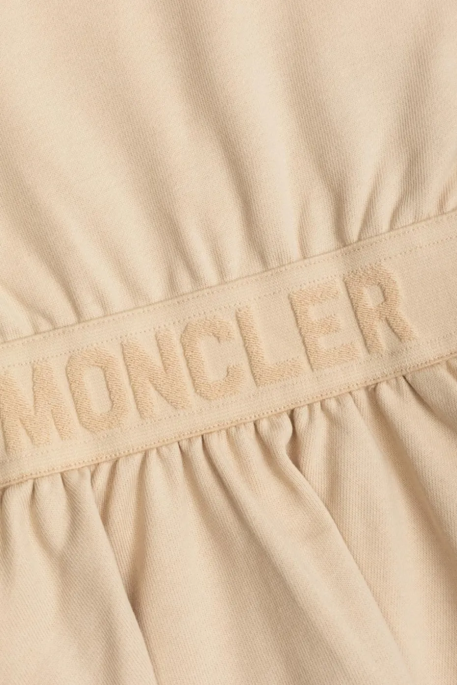 Moncler Enfant beżowy Sukienka z logo