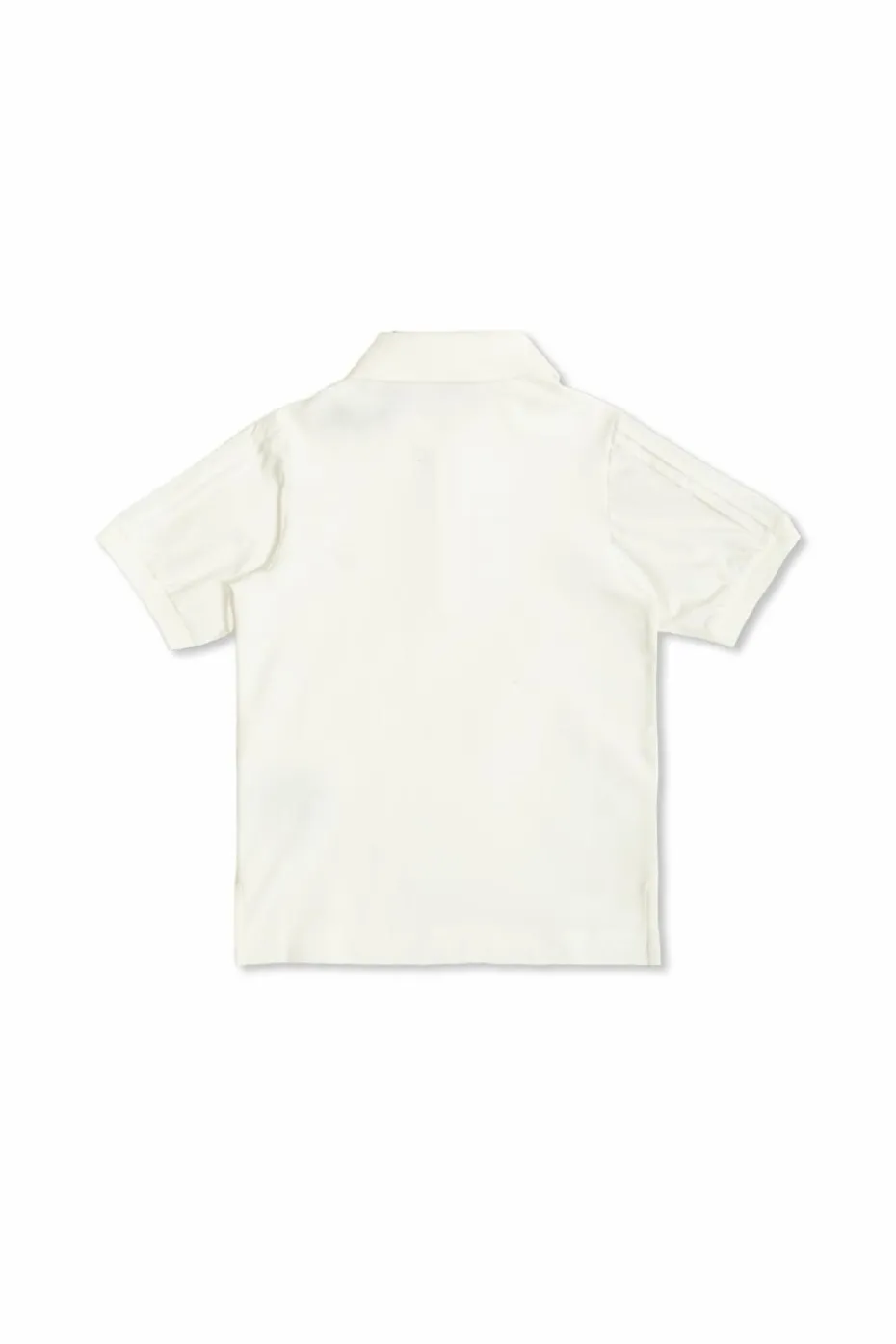 Moncler Enfant BIAŁY Bawełniane polo z naszywką z logo