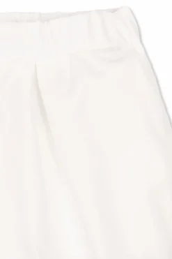Moncler Enfant BIAŁY Bawełniane szorty