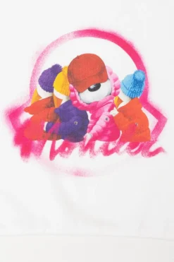 Moncler Enfant BIAŁY Bluza z nadrukiem