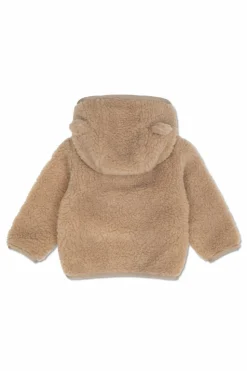 Moncler Enfant BRĄZOWY Bluza z kapturem