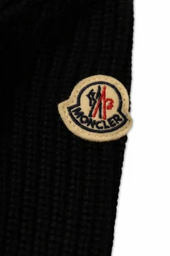 Moncler Enfant CZARNY Kardigan z pikowanym przodem