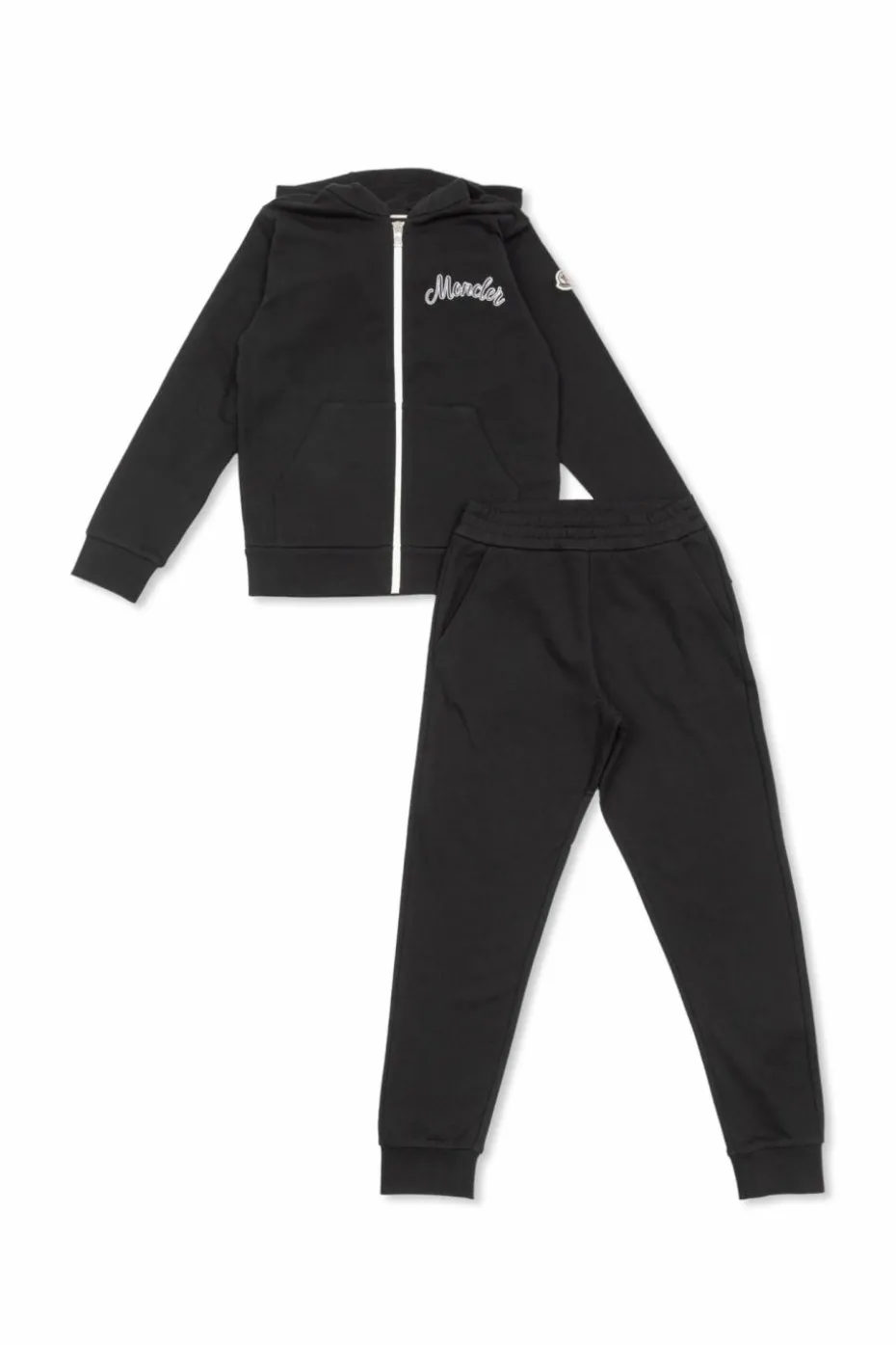 Moncler Enfant CZARNY Komplet: bluza i spodnie dresowe