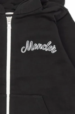 Moncler Enfant CZARNY Komplet: bluza i spodnie dresowe