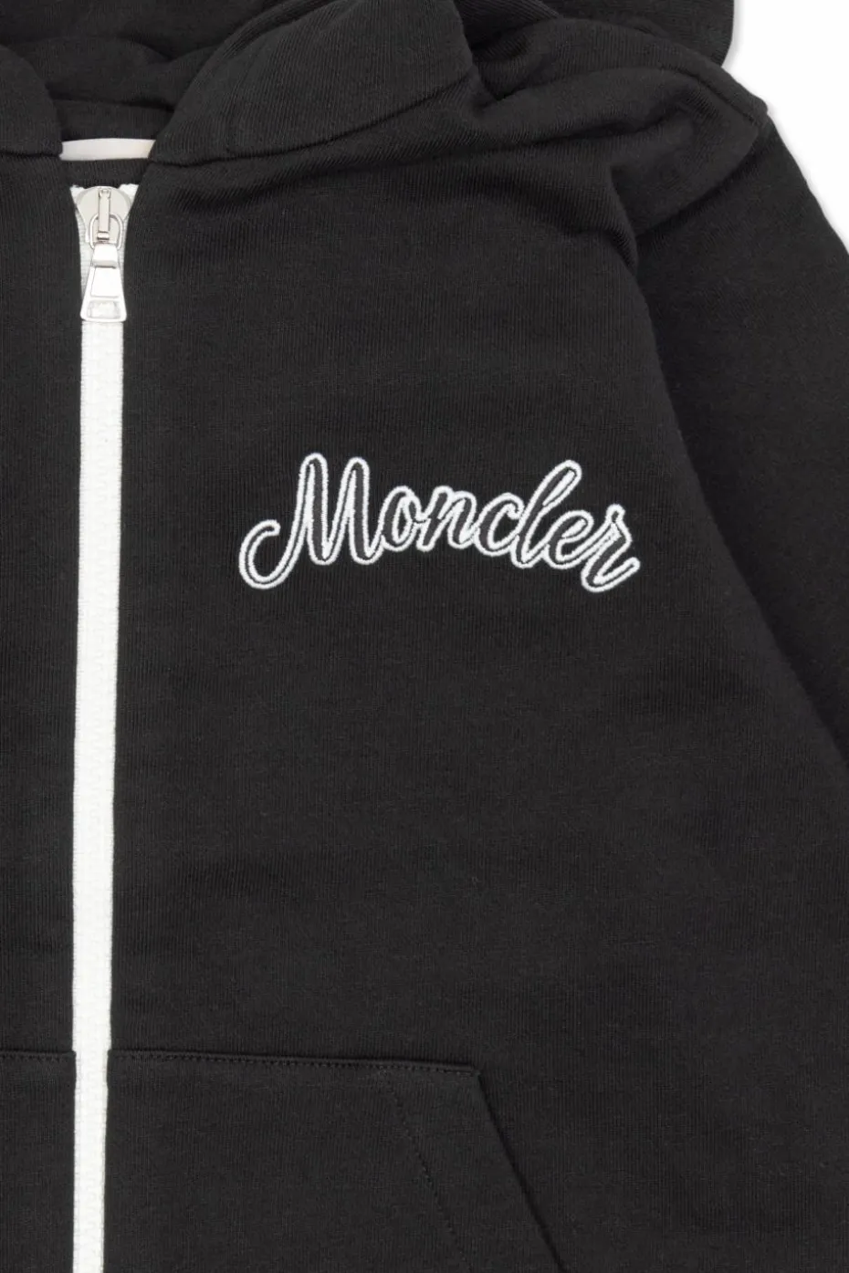 Moncler Enfant CZARNY Komplet: bluza i spodnie dresowe