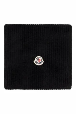 Moncler Enfant CZARNY Komplet: szal i rękawice