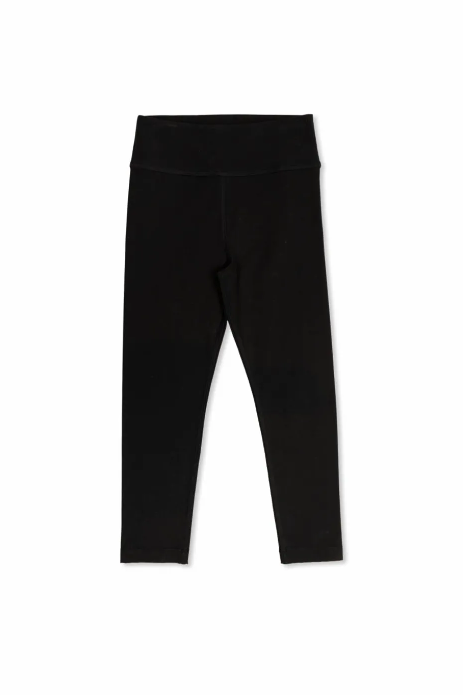 Moncler Enfant CZARNY Leginsy z naszywką z logo