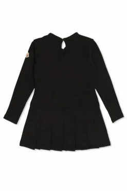 Moncler Enfant CZARNY Sukienka z zaszewkami
