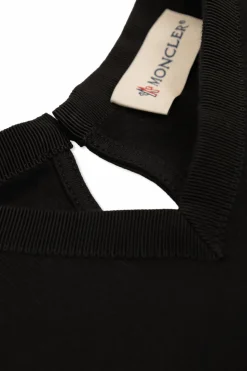 Moncler Enfant CZARNY Sukienka z zaszewkami