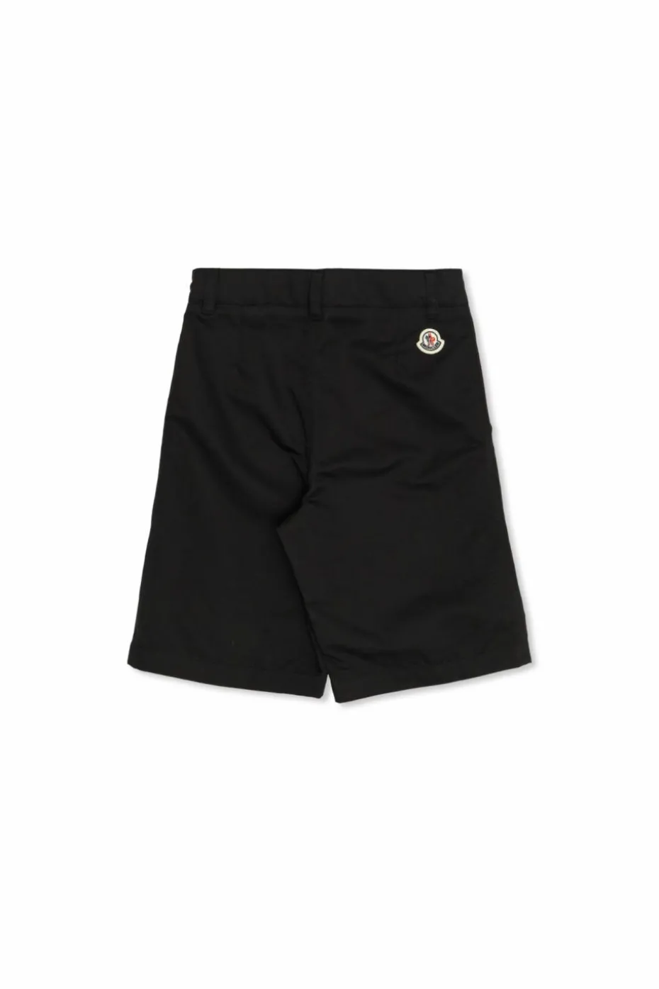 Moncler Enfant CZARNY Szorty z naszywką z logo