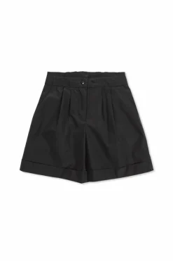 Moncler Enfant CZARNY Szorty z zawijanymi nogawkami