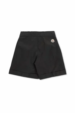 Moncler Enfant CZARNY Szorty z zawijanymi nogawkami