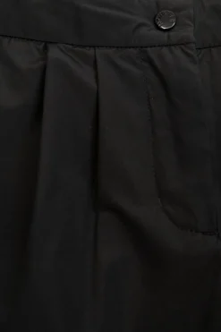 Moncler Enfant CZARNY Szorty z zawijanymi nogawkami