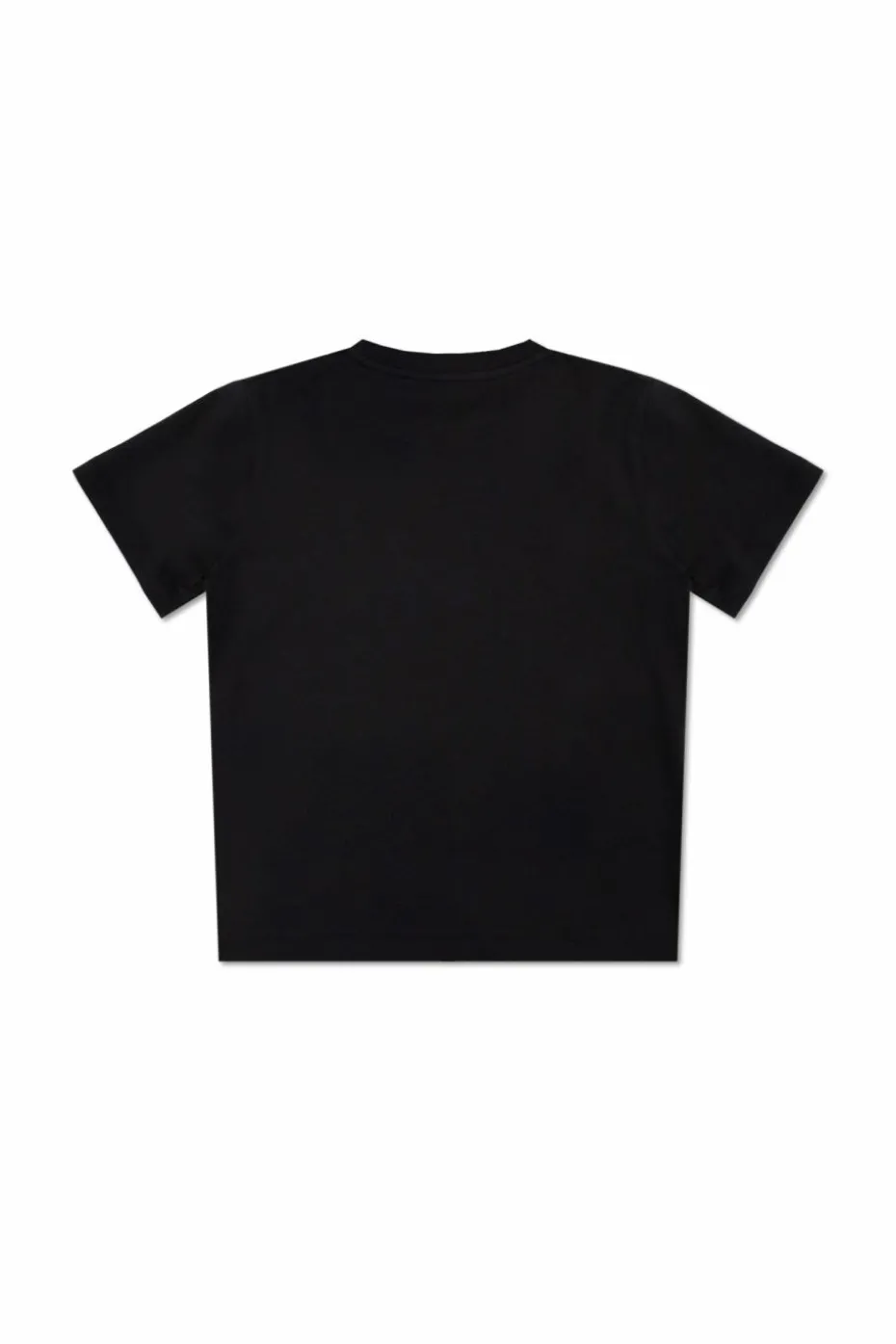 Moncler Enfant CZARNY T-shirt z logo
