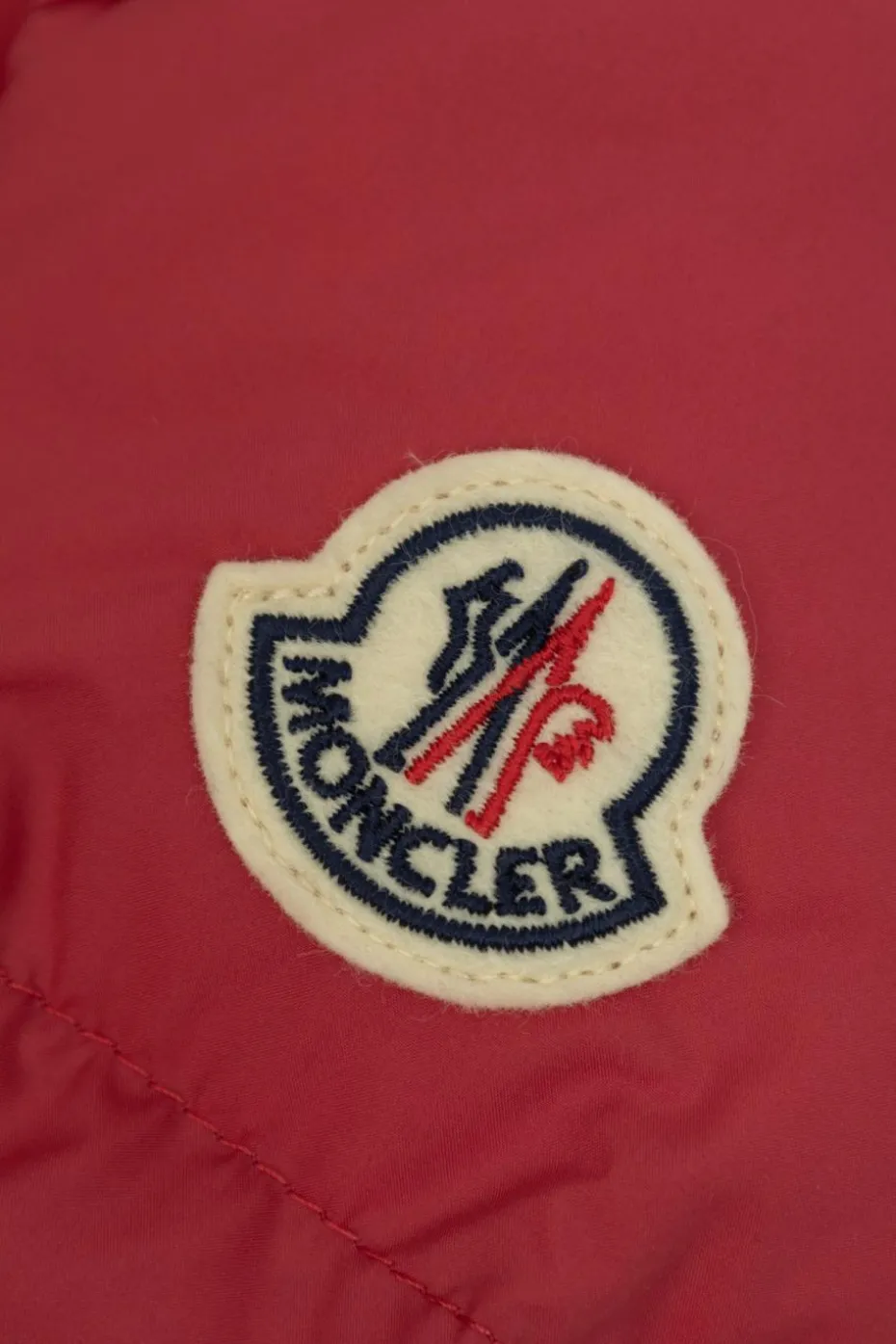 Moncler Enfant CZERWONY Kurtka puchowa `Abbadia`