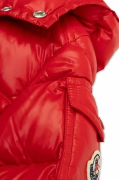 Moncler Enfant CZERWONY Kurtka puchowa `Maya`