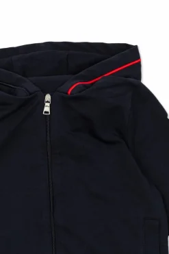 Moncler Enfant GRANATOWY Komplet: bluza i spodnie dresowe