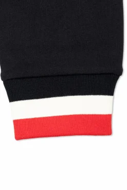 Moncler Enfant GRANATOWY Dresowe spodnie