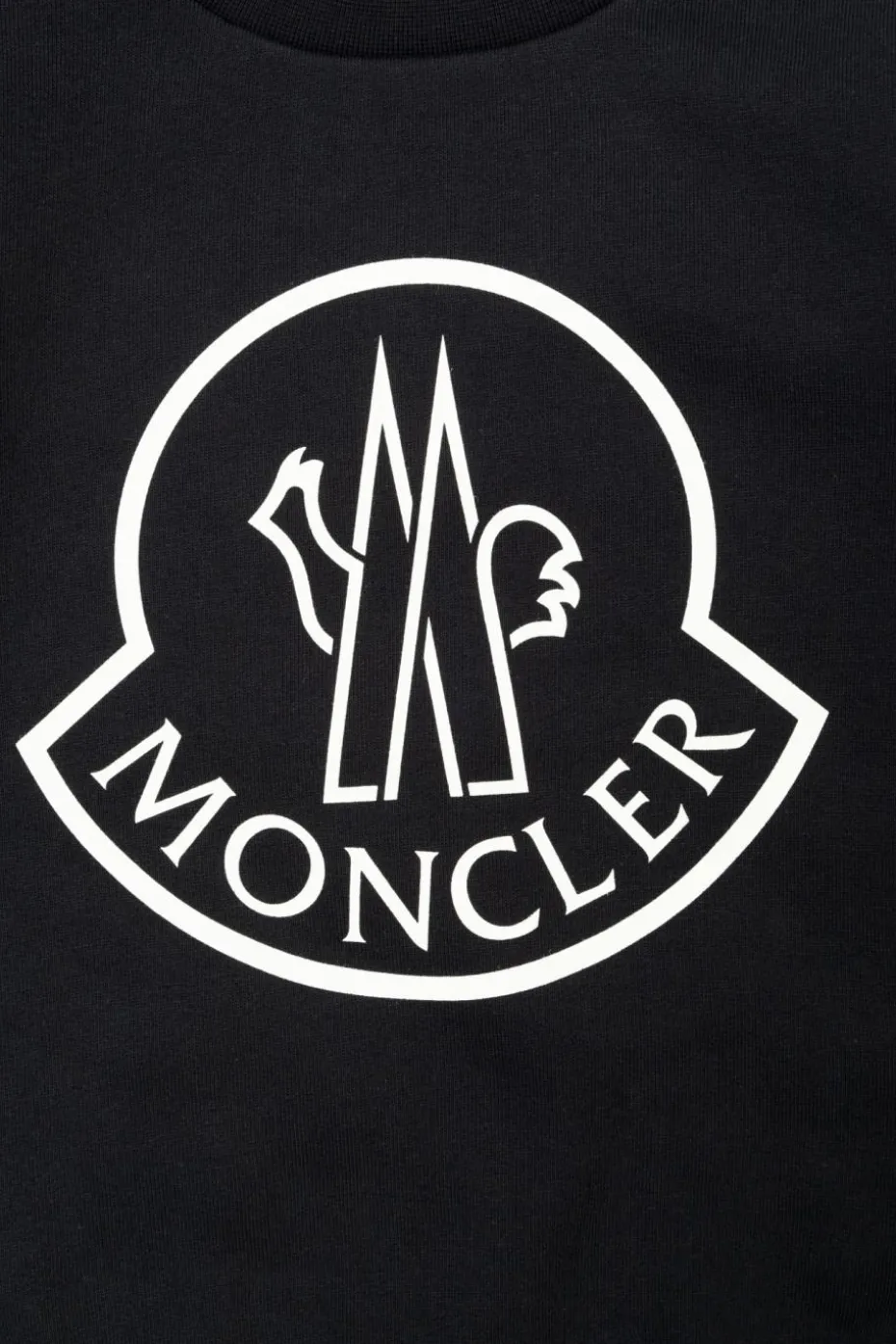 Moncler Enfant GRANATOWY Bluza z logo