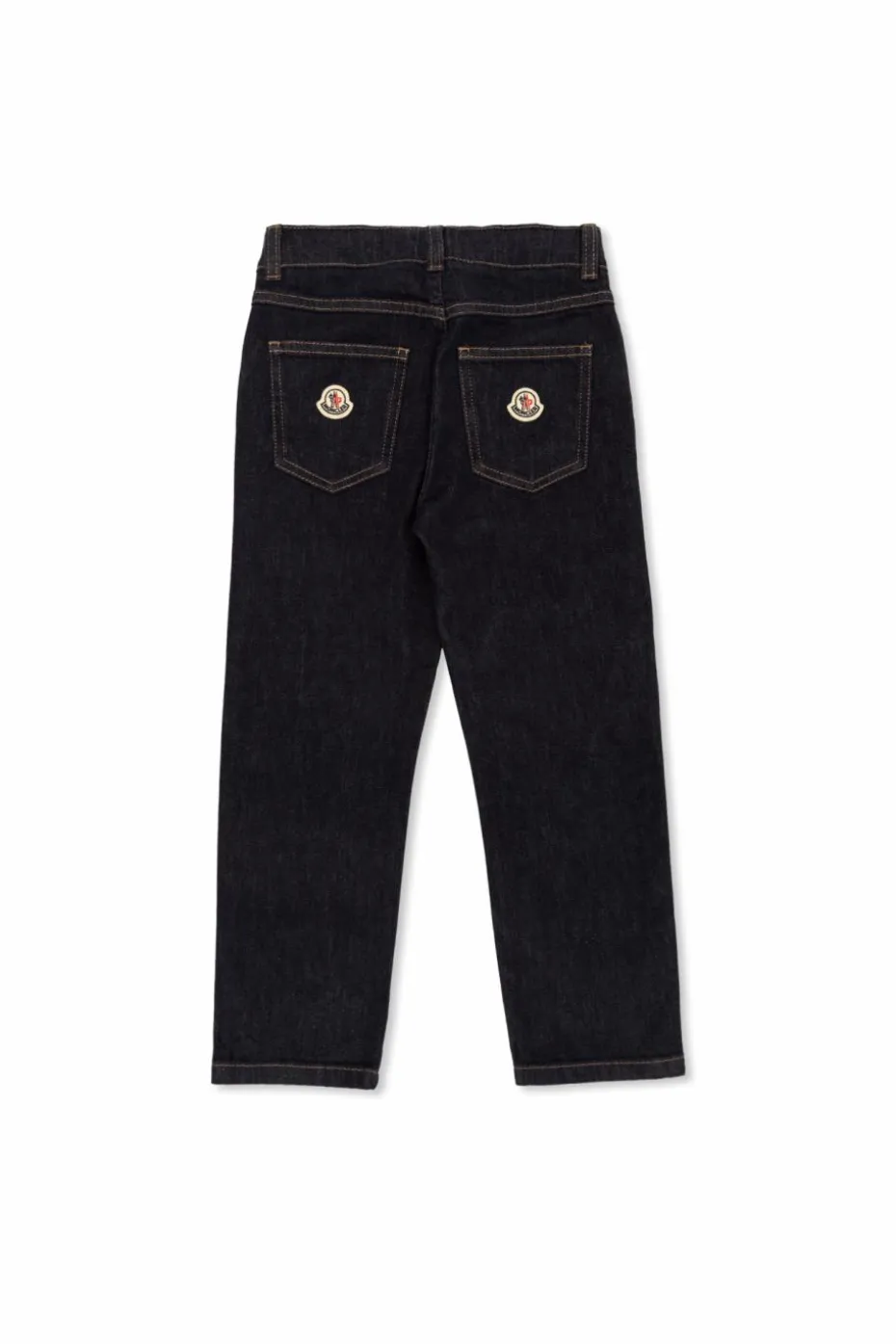 Moncler Enfant GRANATOWY Jeansy z nogawkami o prostym kroju
