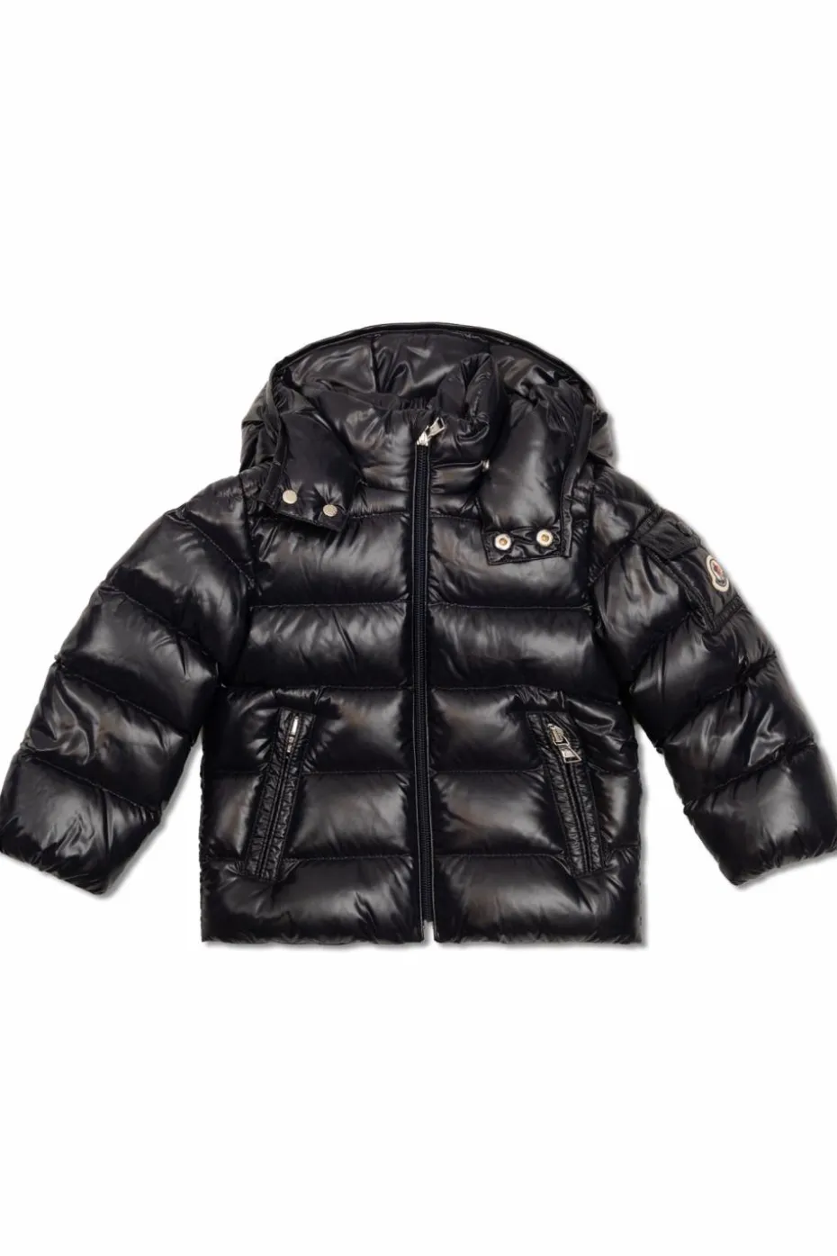 Moncler Enfant GRANATOWY Kurtka puchowa `Maya`